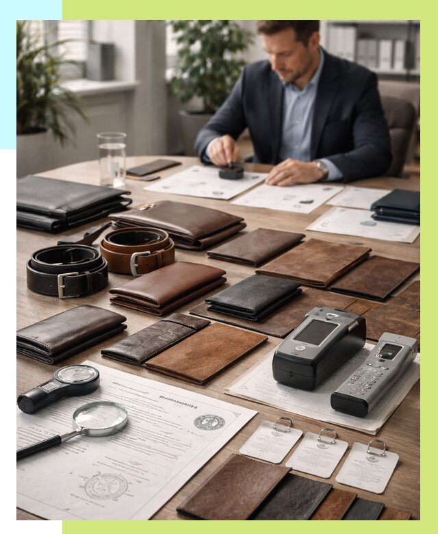 Сертификация кожаных изделий в Нижнеудинске от 12205 р. | Алешин-Нжк