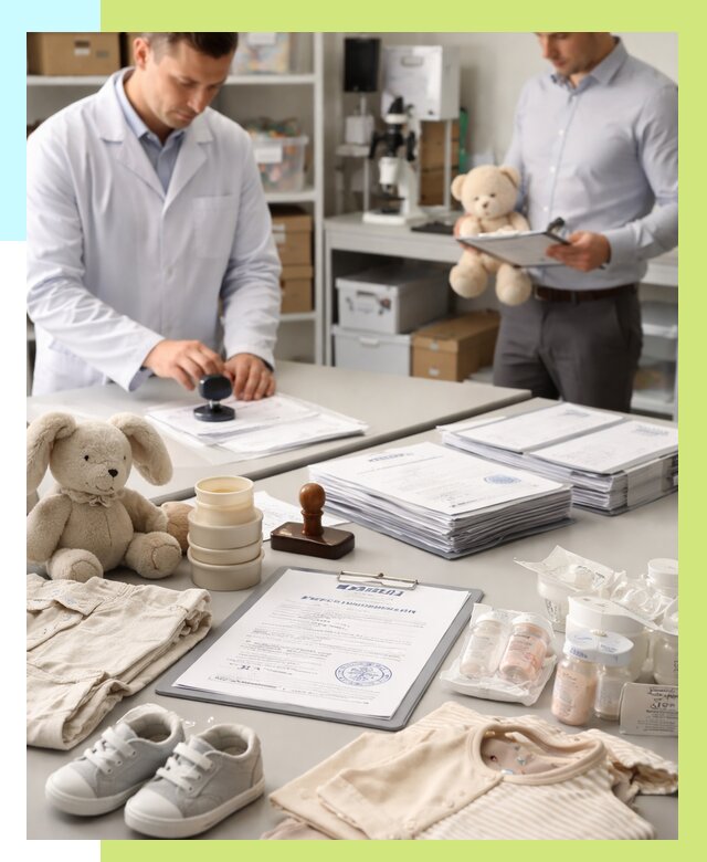 Сертификация детских товаров в Нижнеудинске от 15257 р. | Алешин-Нжк