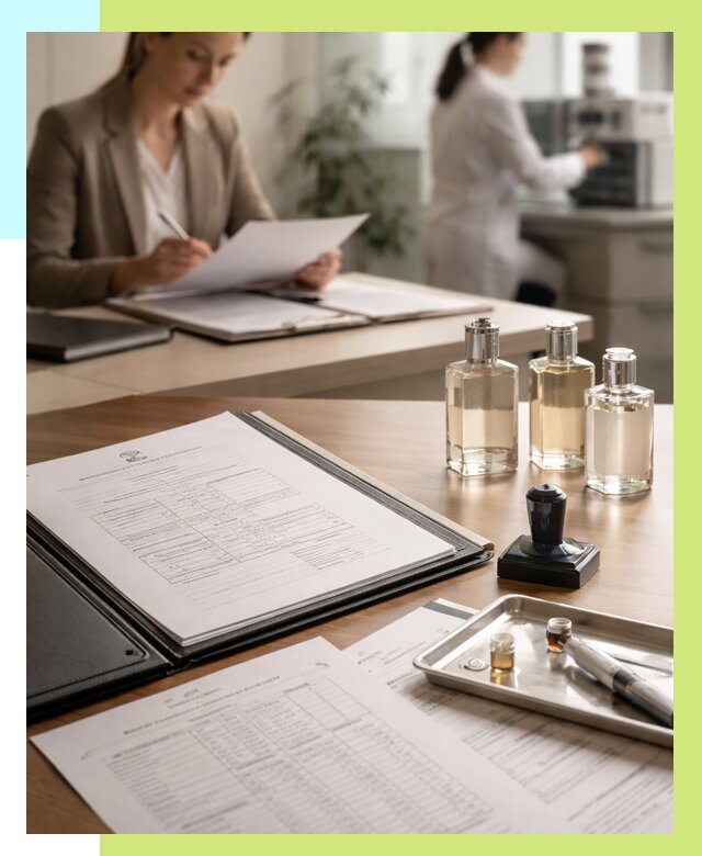 Сертификация парфюмерии в Нижнеудинске от 15257 р. | Алешин-Нжк