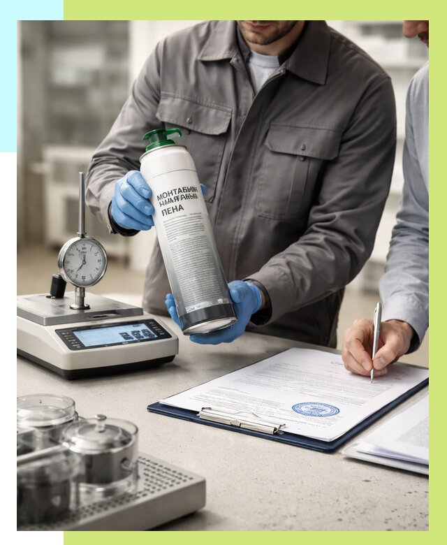 Сертификация монтажной пены в Нижнеудинске от 15257 р. | Алешин-Нжк