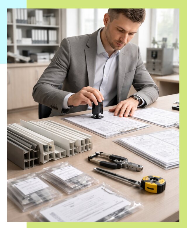 Сертификация ПВХ продукции в Нижнеудинске от 8645 р., Алешин-Нжк