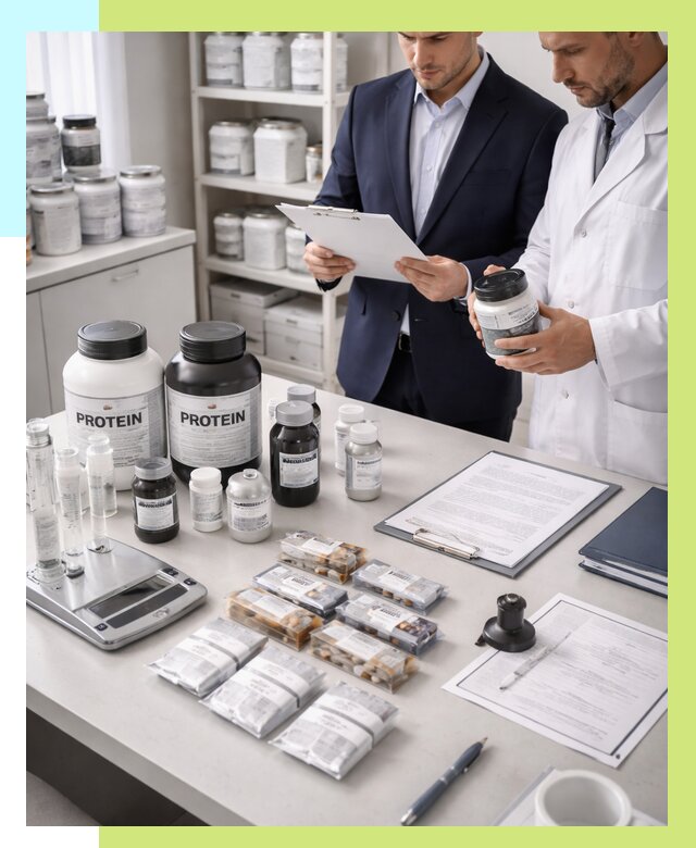 Сертификация спортивного питания в Нижнеудинске от 15257 р., Алешин-Нжк