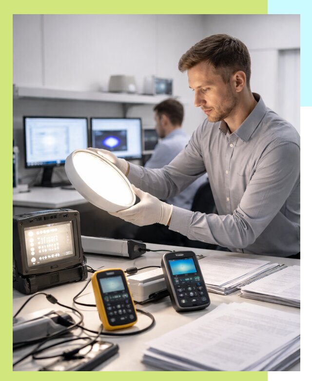 Сертификация светильников в Нижнеудинске: испытания и оформление