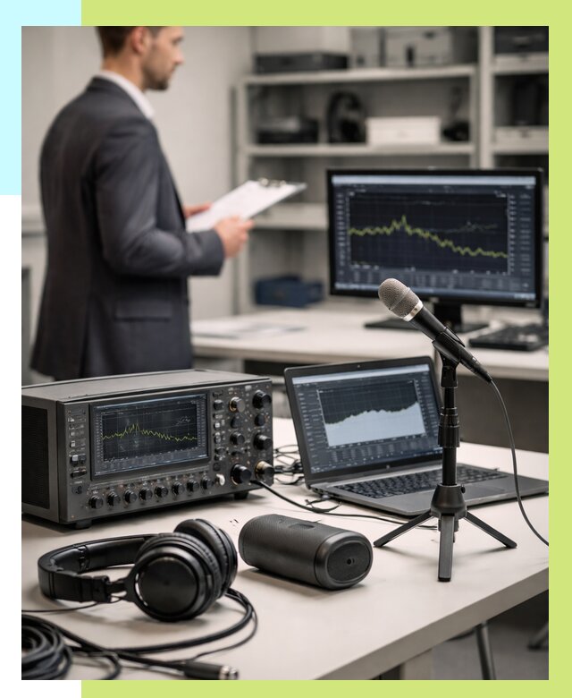 Сертификация аудиотехники в Нижнеудинске от 15257 р., Алешин-Нжк