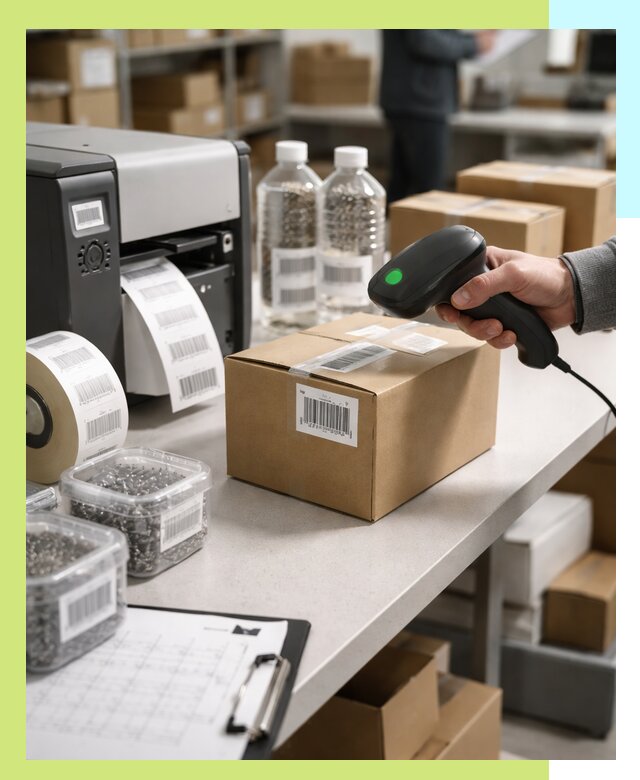 Штрихкодирование продукции и маркировка для продажи в Нижнеудинске