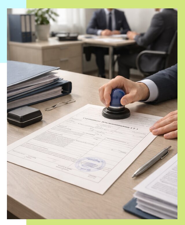 Сертификат происхождения СТ 1 в Нижнеудинске от 4577 р. | Алешин-Нжк