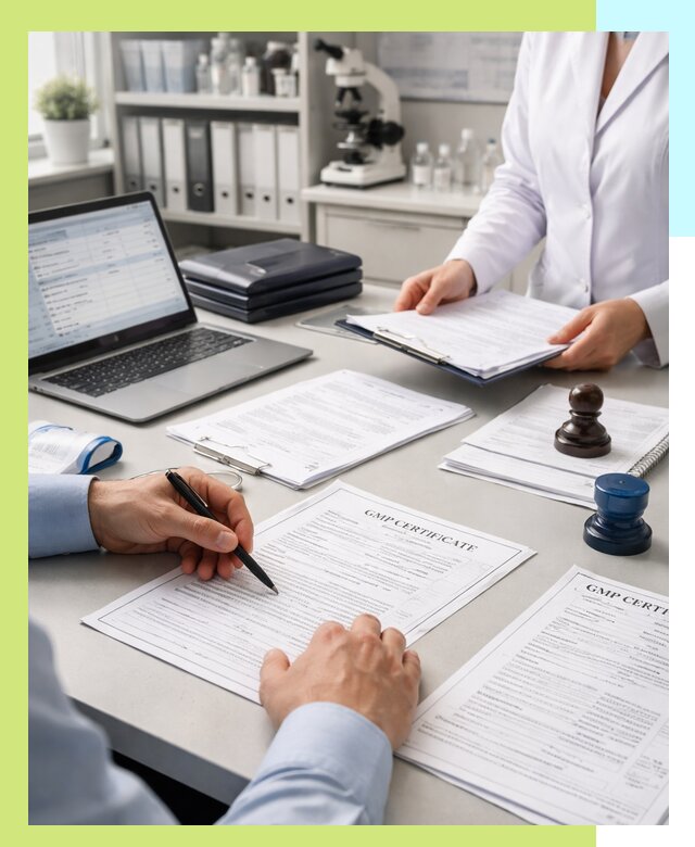 Оформление сертификата GMP в Нижнеудинске для фармпроизводства