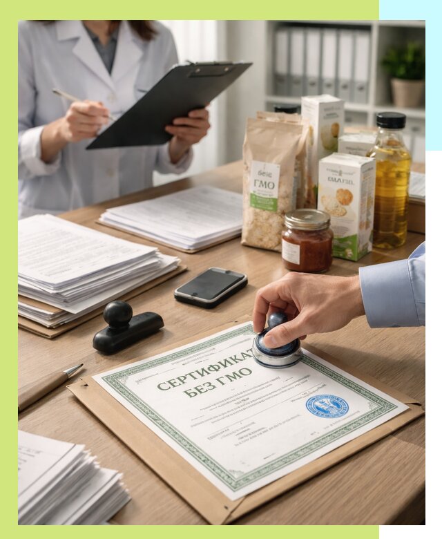 Получение сертификата Без ГМО для продукции в Нижнеудинске