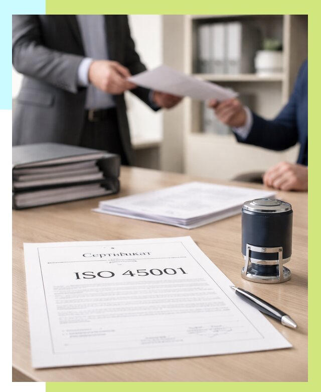 Сертификат ISO 45001 в Нижнеудинске под ключ от 45770 р. | Алешин-Нжк